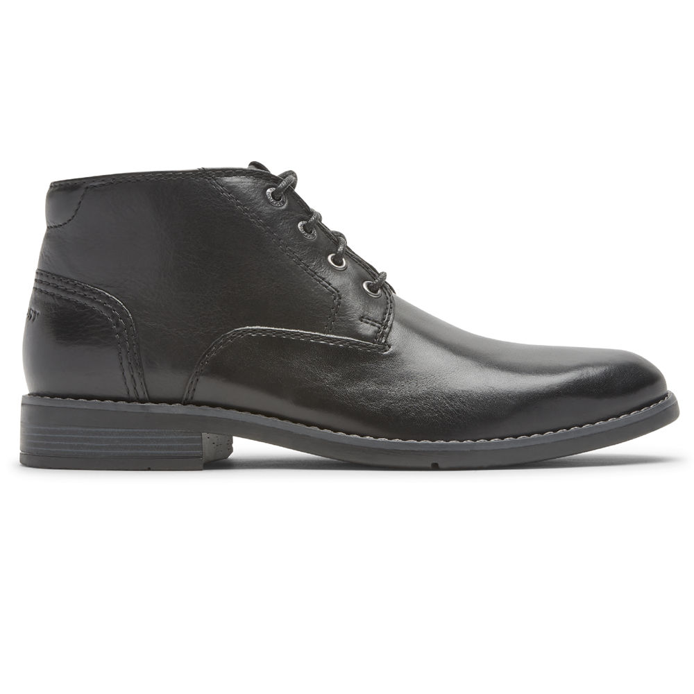 Rockport Mens Boots Black - Colden Chukka - UK 149-EROTKW